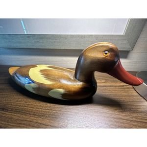 Vintage wood duck decoy 13”